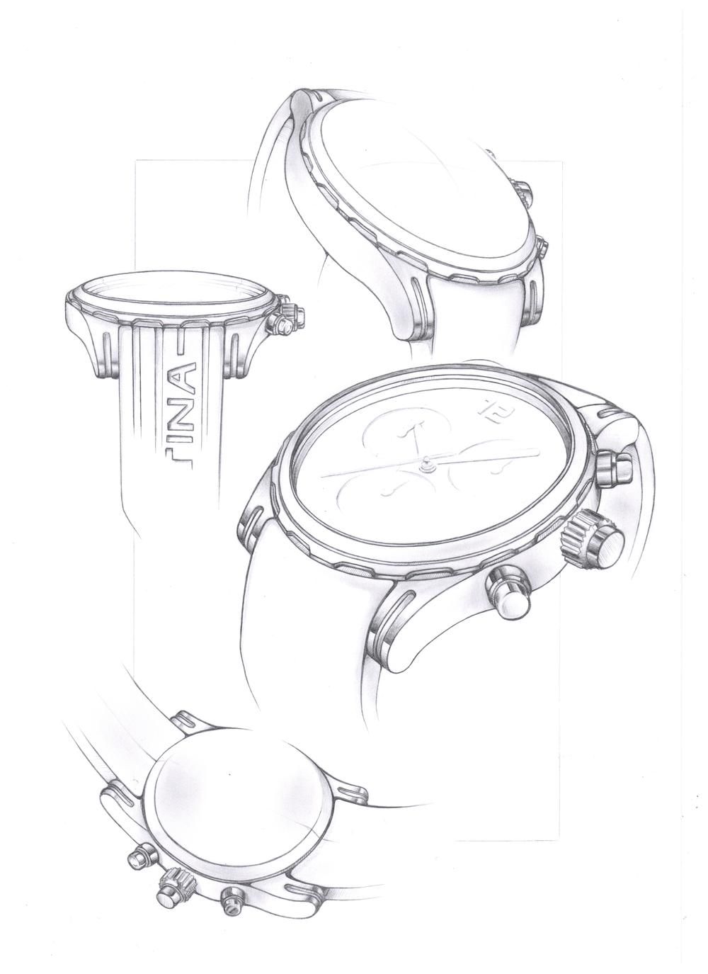 1000x1375 Pencil Drawings Watches Drawings Drawings - Watch Pencil Sketch