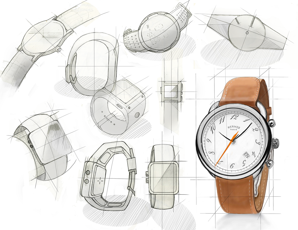 1200x927 Sketches On Behance Watch Design Sketches - Watches Sketch
