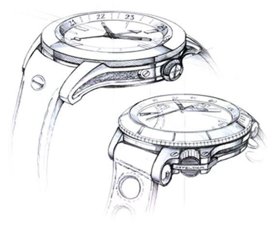 570x465 Watch Concepts Sketching Sketches, Design And - Watches Sketch