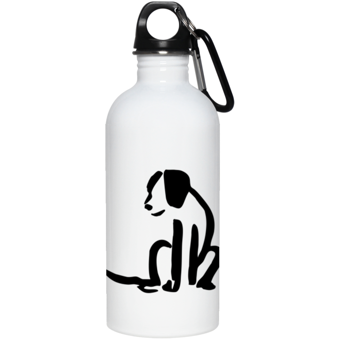 1155x1155 Dog Sketch Stainless Steel Water Bottle - Water Bottle Sketch