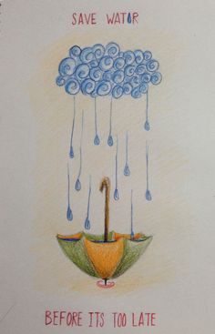 236x367 Images On Save Water - Water Conservation Sketch