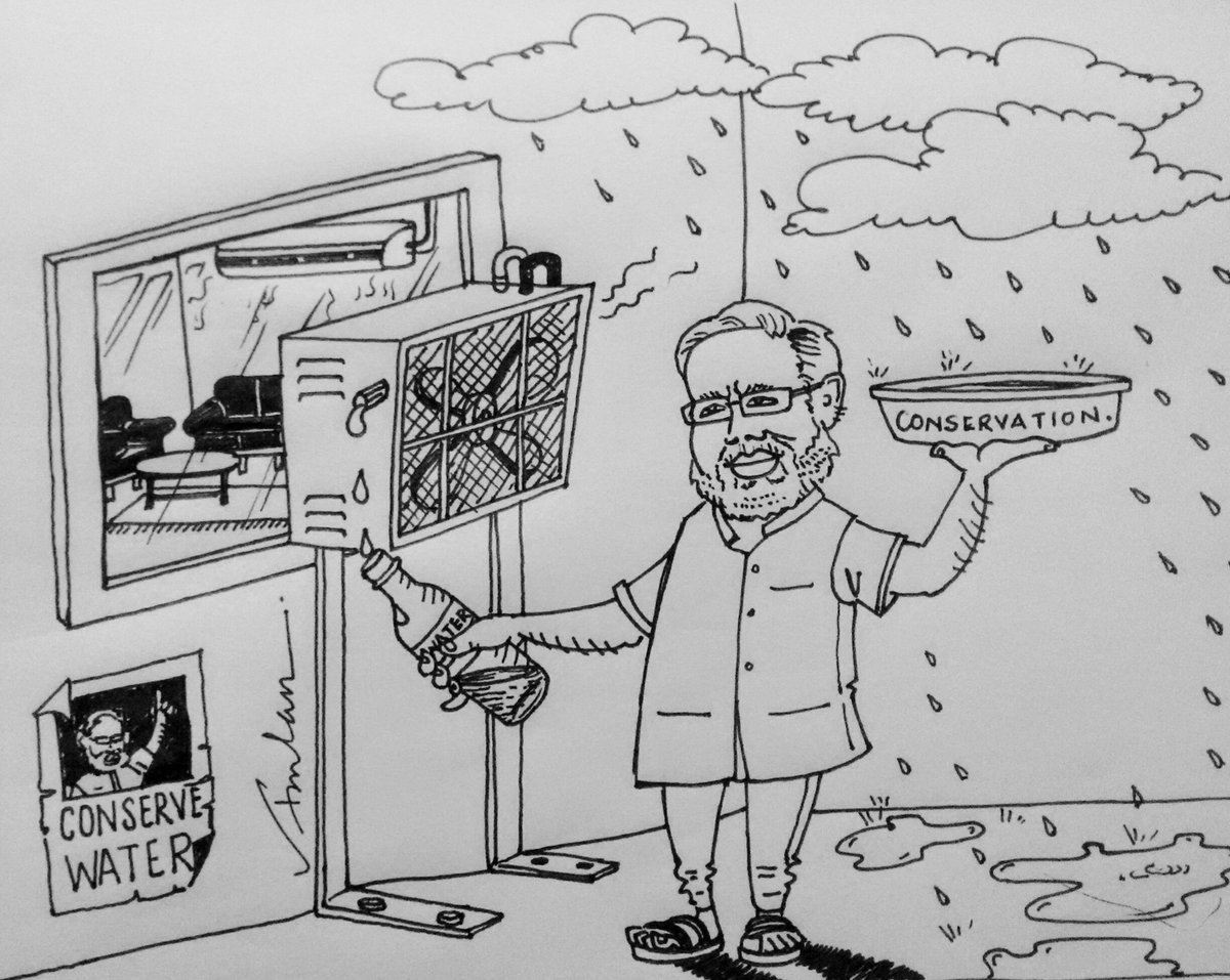 1200x957 Amlan Mishra (@gotham 04) Twitter - Water Conservation Sketch
