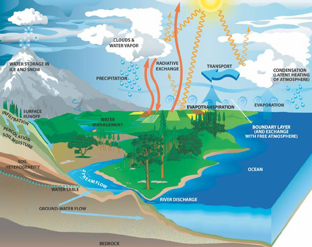 Water Cycle Sketch at PaintingValley.com | Explore collection of Water ...