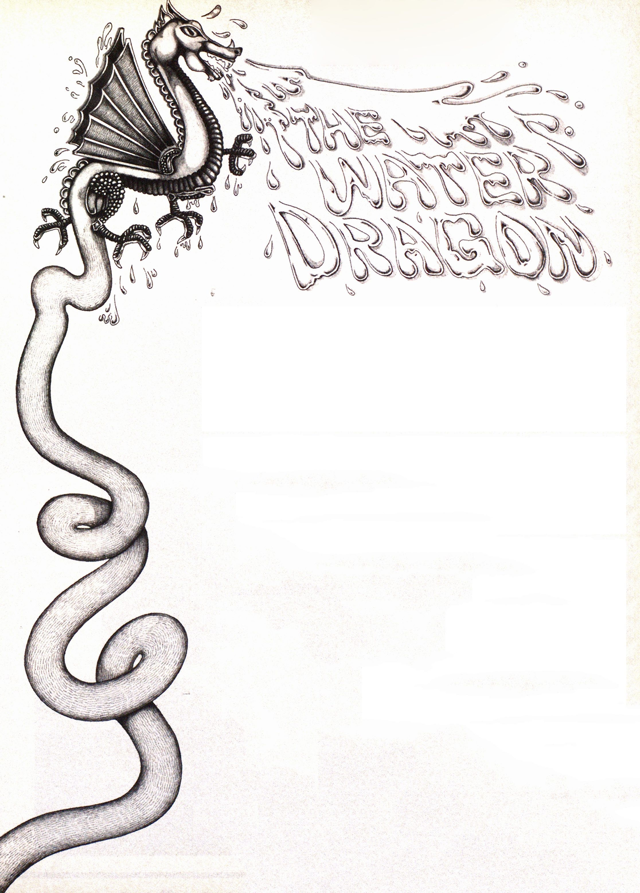 2232x3112 The Water Dragon - Water Dragon Sketch