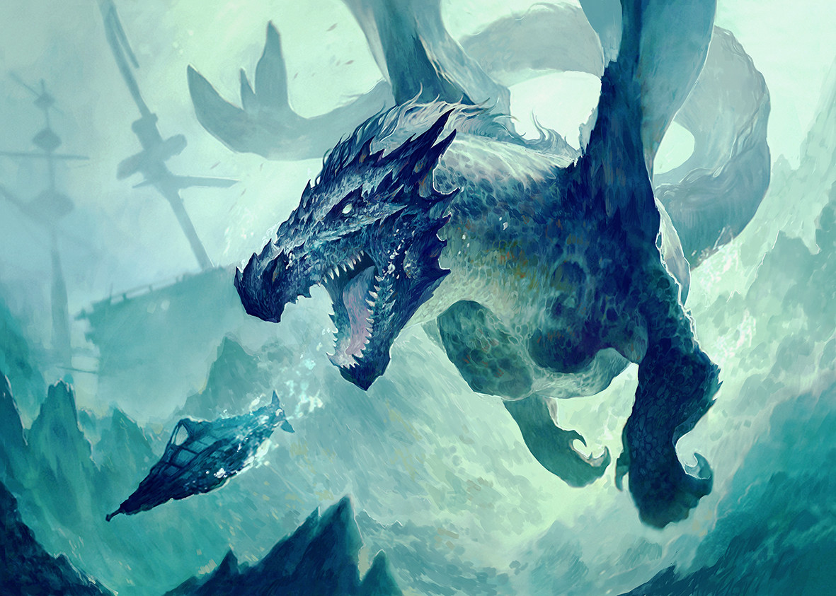 1181x843 Rimaginarydragons] Water Dragon By Ariadna - Water Dragon Sketch