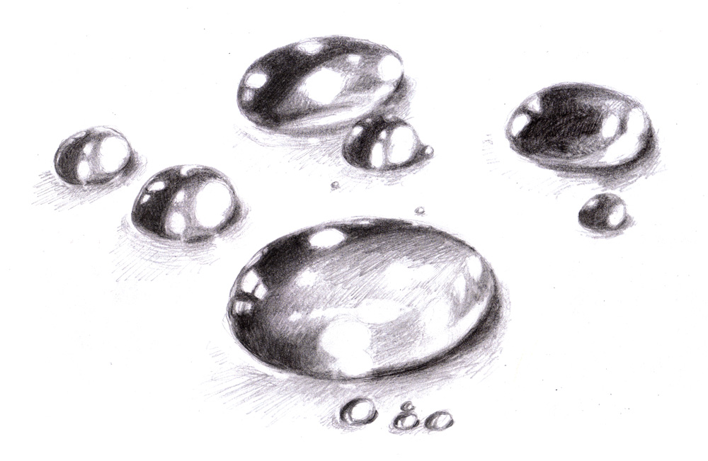 1000x651 Magellin . Blog Drops Of Water - Water Drop Sketch