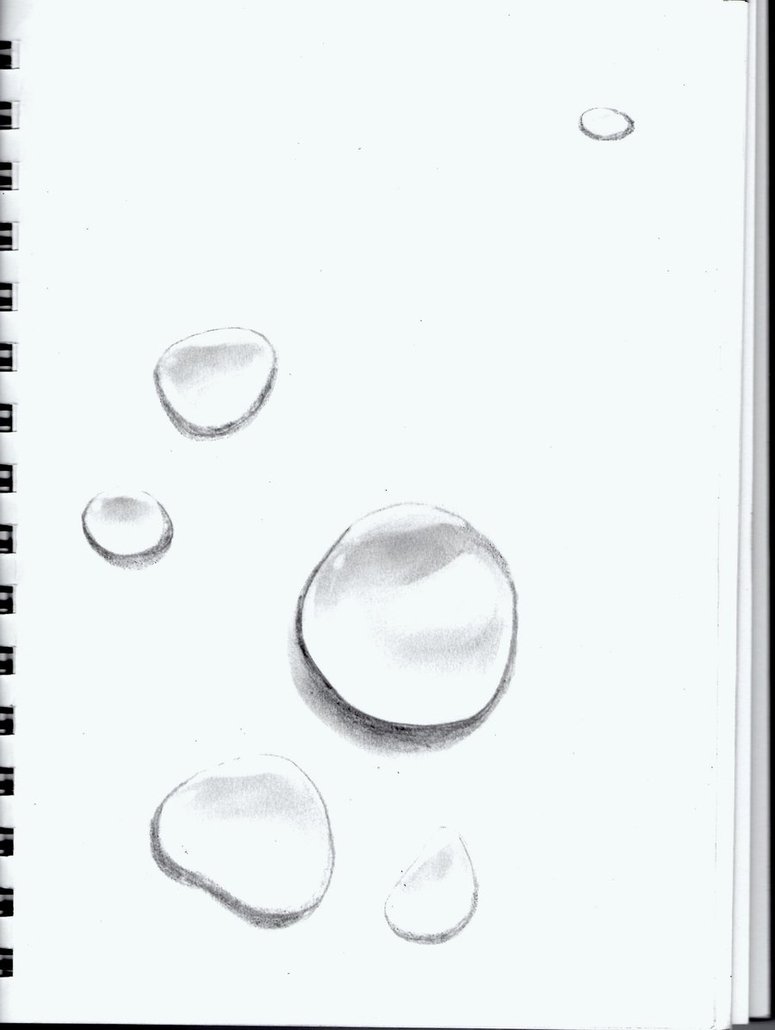 775x1030 Water Droplet Sketch... By Kittycat727 - Water Drop Sketch