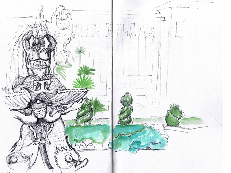 800x600 Forum Shop Fountain - Water Fountain Sketch