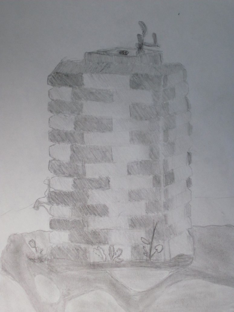 774x1032 Water Fountain Sketch By Thetallfreakinblack - Water Fountain Sketch