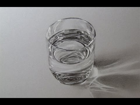 480x360 How To Draw A Glass Of Water, Time Lapse - Water Glass Sketch
