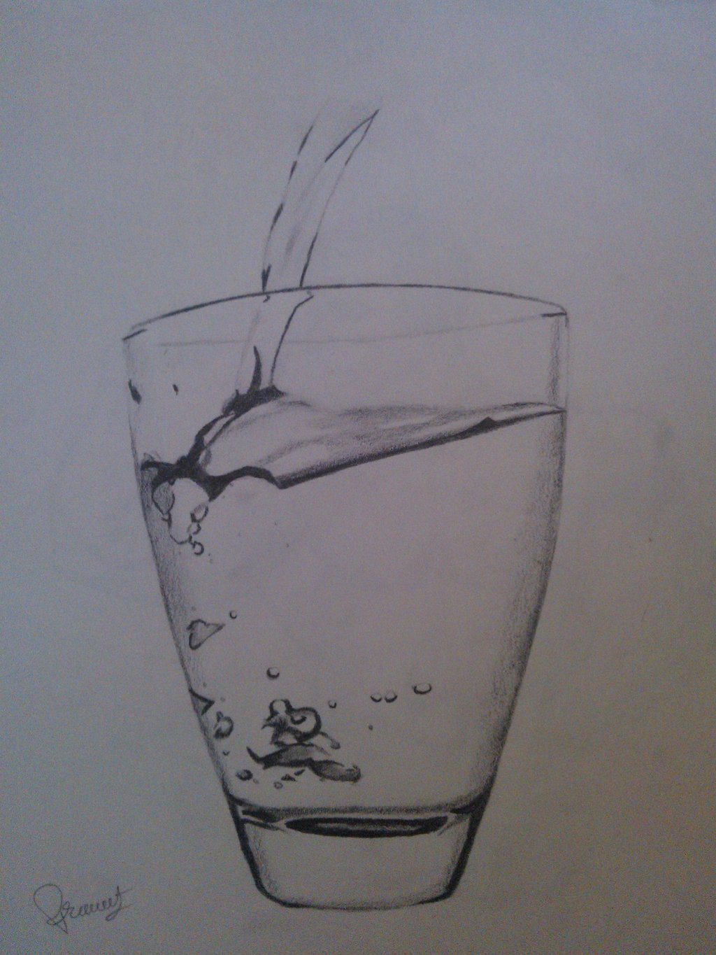 1024x1365 Water Sketch - Water Glass Sketch