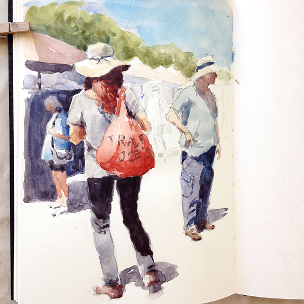 600x600 Getting Started With Watercolor Sketching - Water Paint Sketch