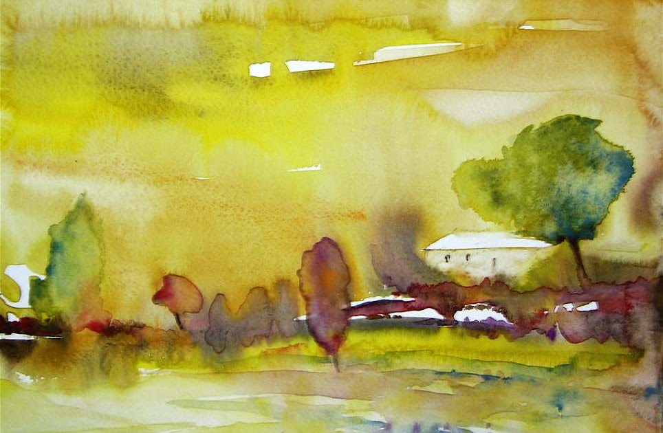 964x630 Great Artist Watercolor Painting Hd Wallpaper,sketch And Photo For - Water Paint Sketch
