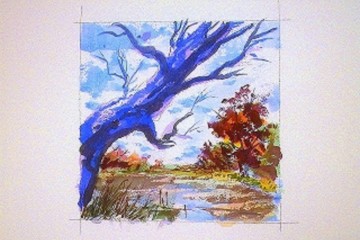360x240 36 Watercolor Techniques, 72 Video Tutorials Amp Free Painting Ideas - Water Paint Sketch