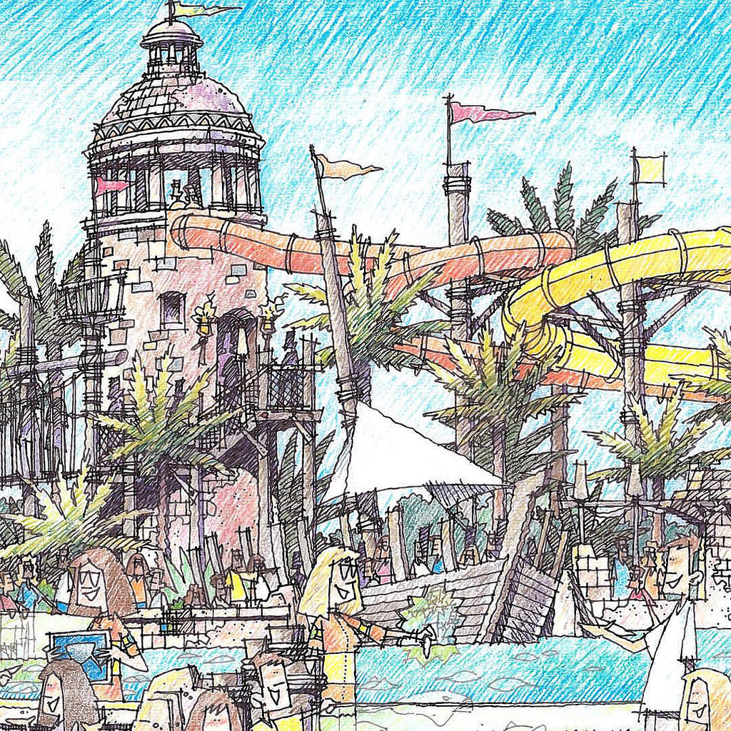 1024x1024 Water Park Idea....1 - Water Park Sketch