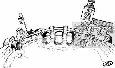 400x239 River Pollution Cartoons And Comics - Water Pollution Sketch