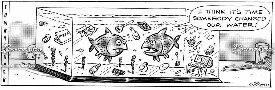 945x309 Water Pollution Cartoons And Comics - Water Pollution Sketch