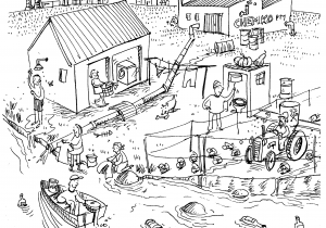 300x210 Water Pollution Pics Sketch Water Pollution Pensil Sketch Water - Water Pollution Sketch