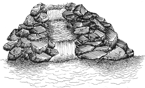 500x305 How To Draw Water With Pen And Ink My Pen And Ink Drawings - Water Sketch