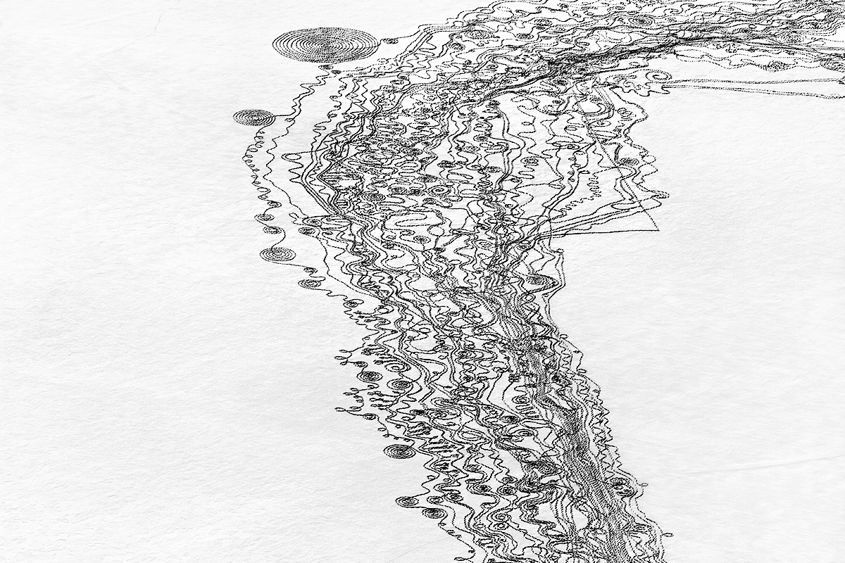 1200x800 We Are The Water Snow Drawings Project Sonja Hinrichsen - Water Sketch