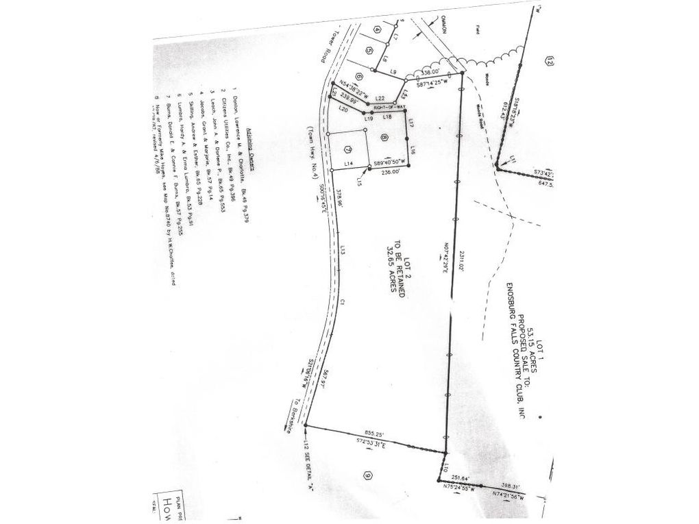 1020x765 495 Water Tower Rd, Enosburg, Vt 05450 - Water Tower Sketch