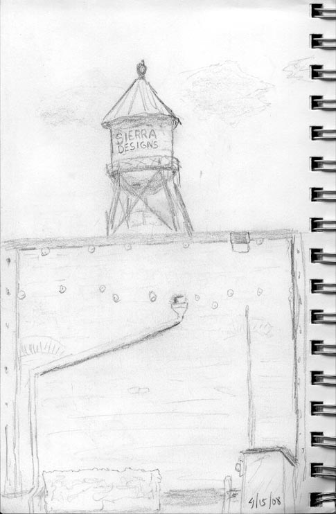 485x742 Water Tower Sketch Images Within - Water Tower Sketch
