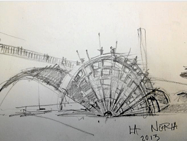 657x495 Los Angeles Council Approves Water Wheel On L.a. River Daily News - Water Wheel Sketch