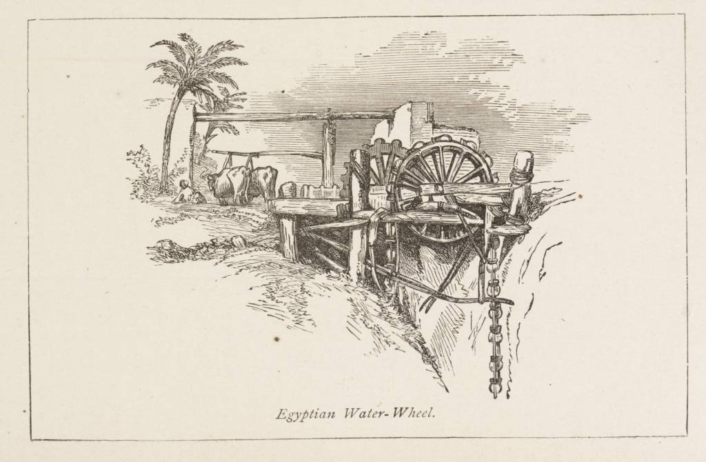 1024x670 Egyptian Water Wheel - Water Wheel Sketch
