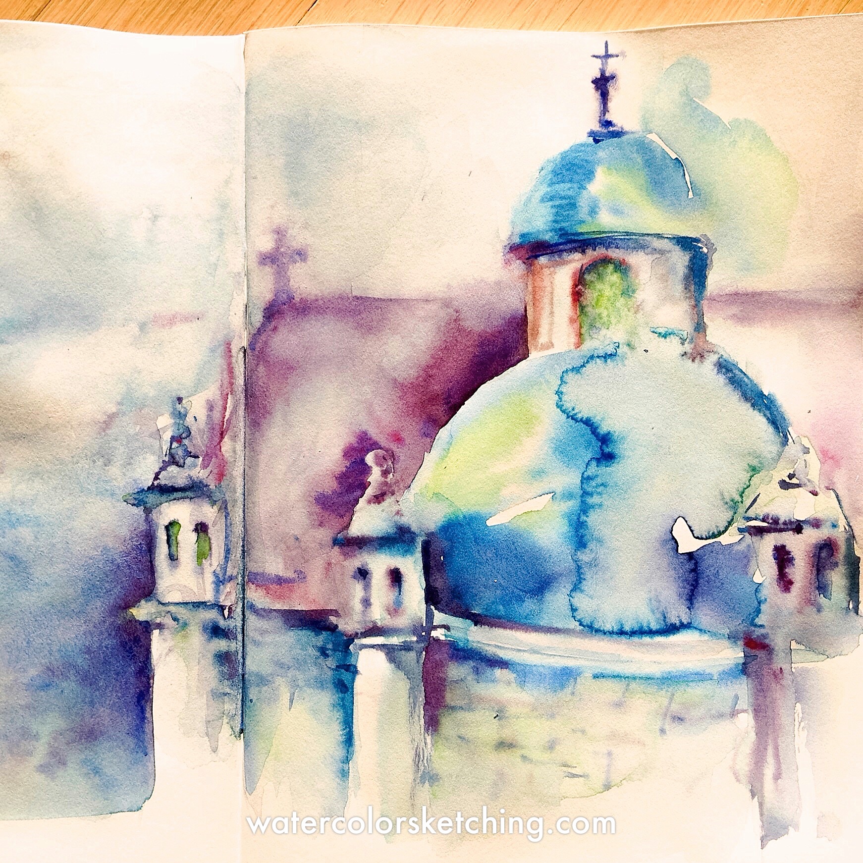 Watercolor Painting Sketch