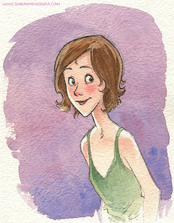 600x770 Little Watercolor Sketches - Watercolor Sketching Tutorial