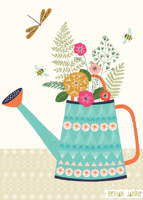 500x700 Watering Can Clipart Sketch 14 - Watering Can Sketch