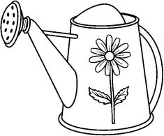 235x195 Watering Can Clipart Sketch 15 - Watering Can Sketch