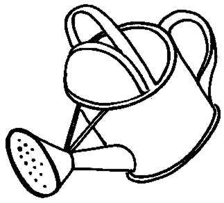 323x292 Watering Can Clipart Free Download Clip Art On 3 - Watering Can Sketch