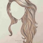 Wavy Hair Sketch at PaintingValley.com | Explore collection of Wavy ...