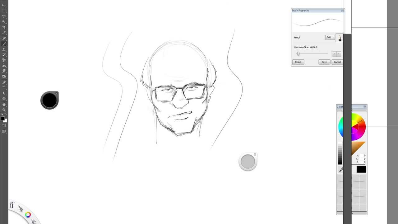 1280x720 Wacom And Photoshop Wavy Line Problem - Wavy Line Sketch