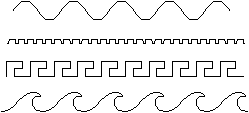 249x113 Wavy Line Tool - Wavy Line Sketch