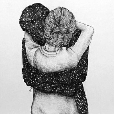 400x400 Collection Of We Heart It Drawing Kiss High Quality, Free - We Heart It Sketches