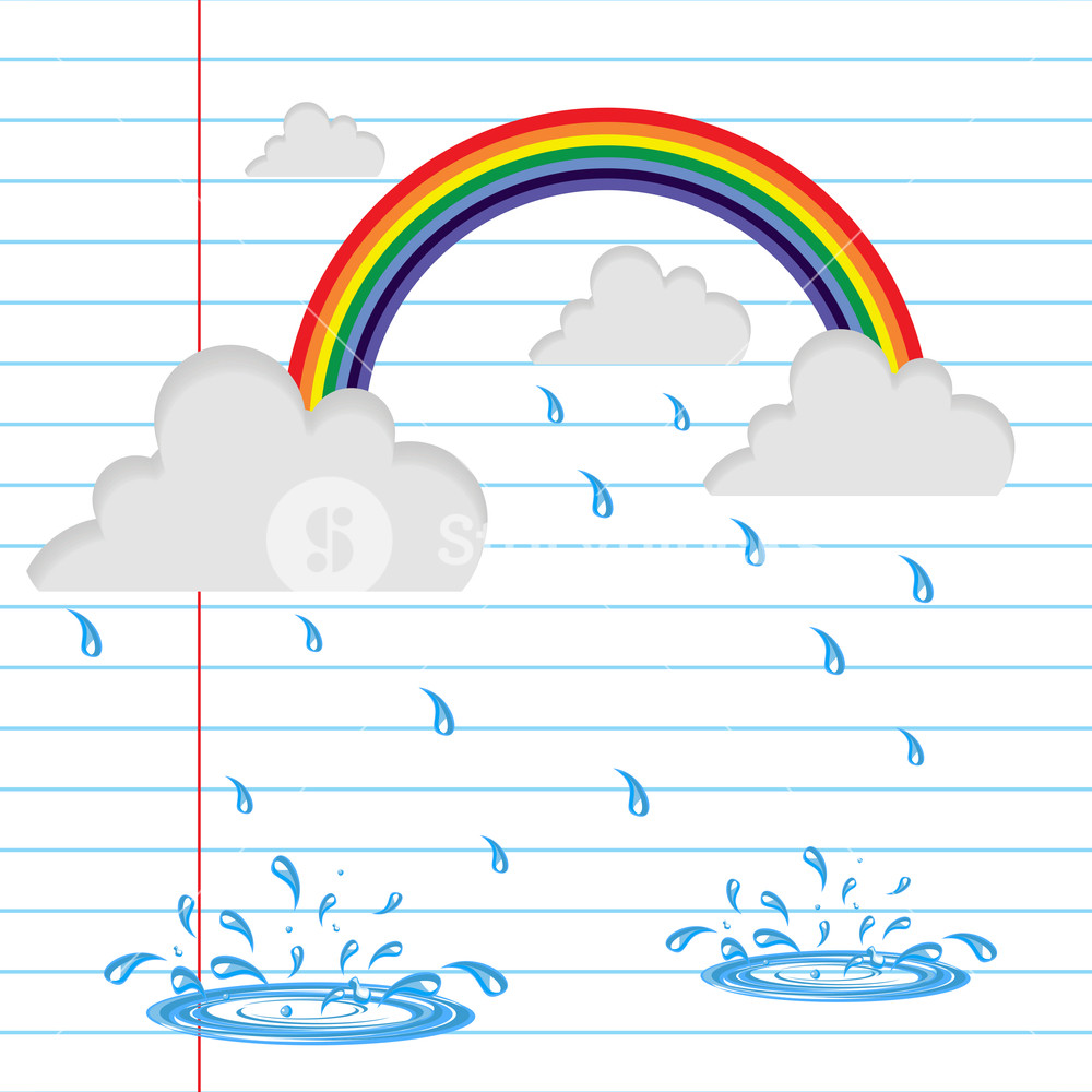 1000x1000 Set Of Weather Symbols Sketch. Vector Illustration Of Weather - Weather Sketch