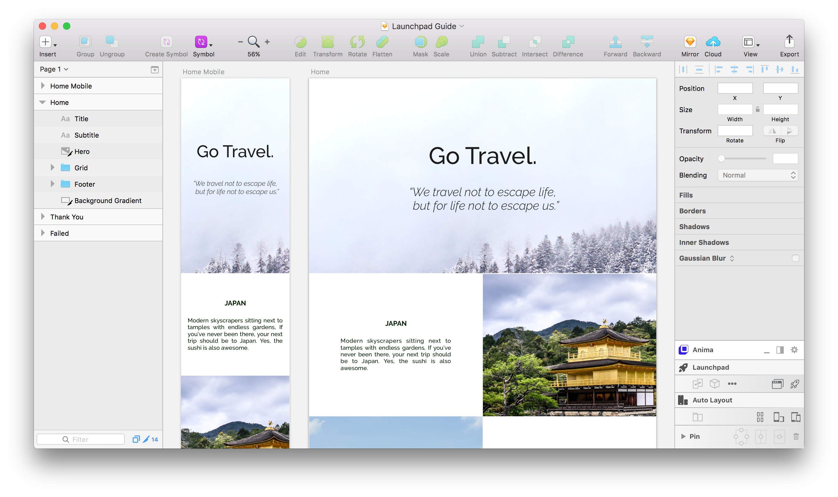 2766x1640 Create A Responsive Landing - Web Page Sketch