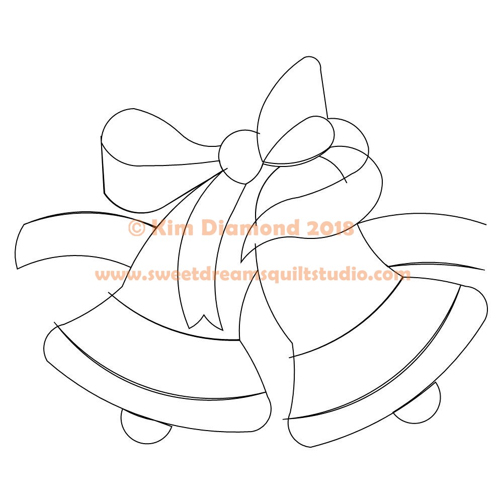 1000x1000 Wedding Bells Border Sweet Dreams Quilt Studio - Wedding Bells Sketch