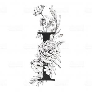 300x300 Stock Illustration Hand Drawn Flowers Wedding Bouquet Vector - Wedding Bouquet Sketch