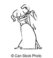 180x195 Wedding Couple Sketch. Vector Sketch Of A Young Wedding Couple - Wedding Couple Sketch