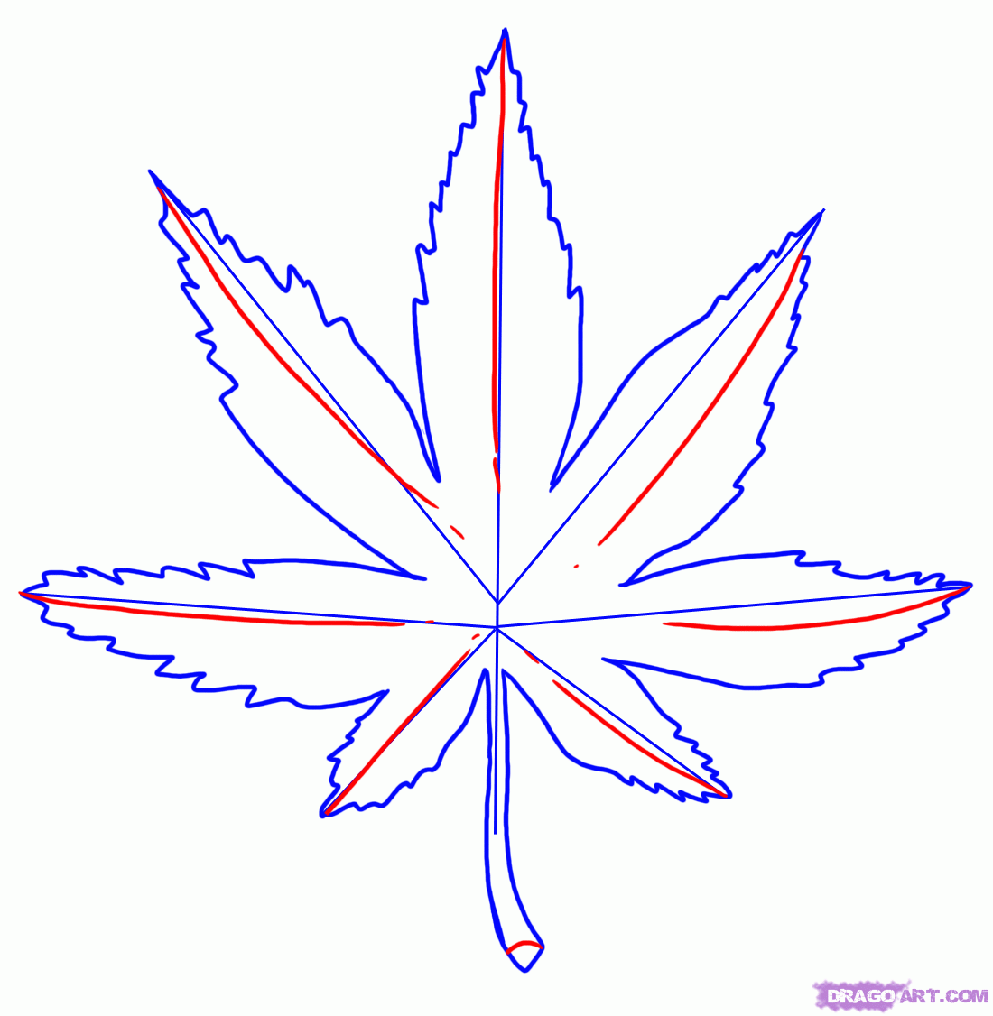 как научиться рисовать марихуану