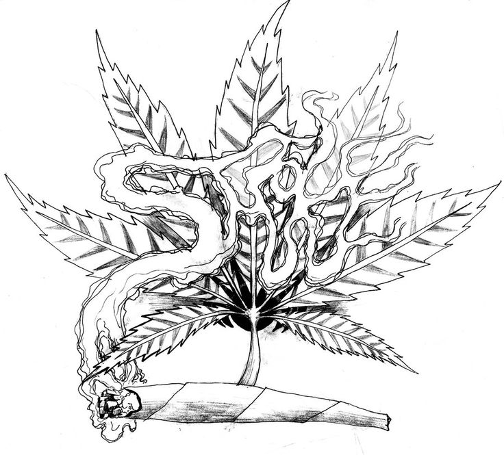 Weed Leaf Tattoo Designs