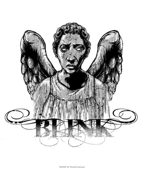 500x633 Image - Weeping Angel Sketch