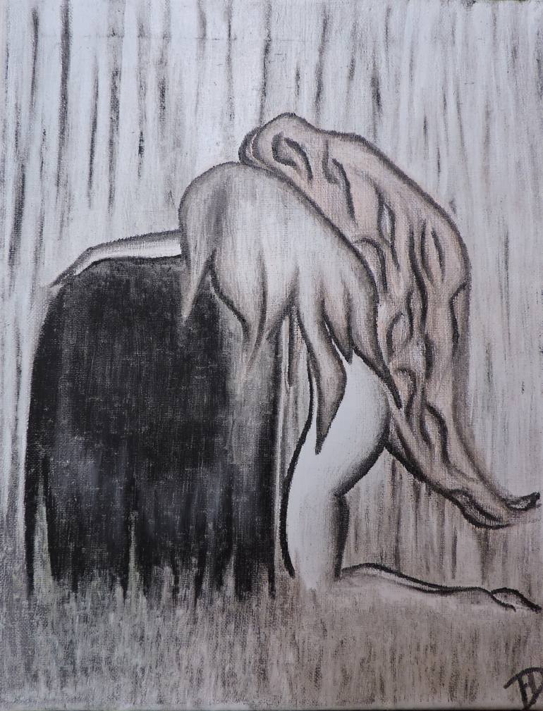 770x1009 Weeping Angel Drawing By Darian Hughes Saatchi Art - Weeping Angel Sketch