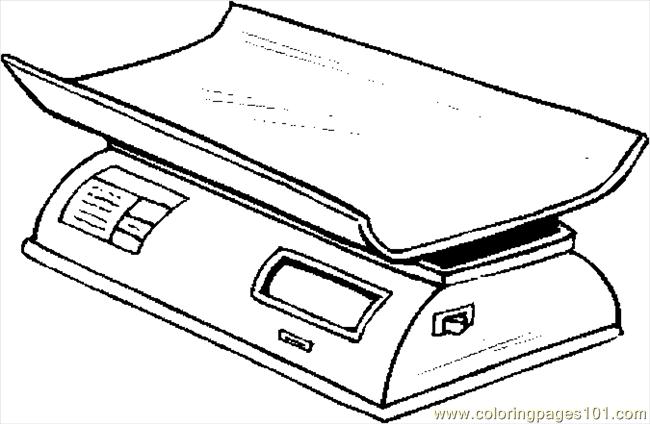 650x424 Scales Clipart Printable Cute Borders, Vectors, Animated, Black - Weighing Scale Sketch