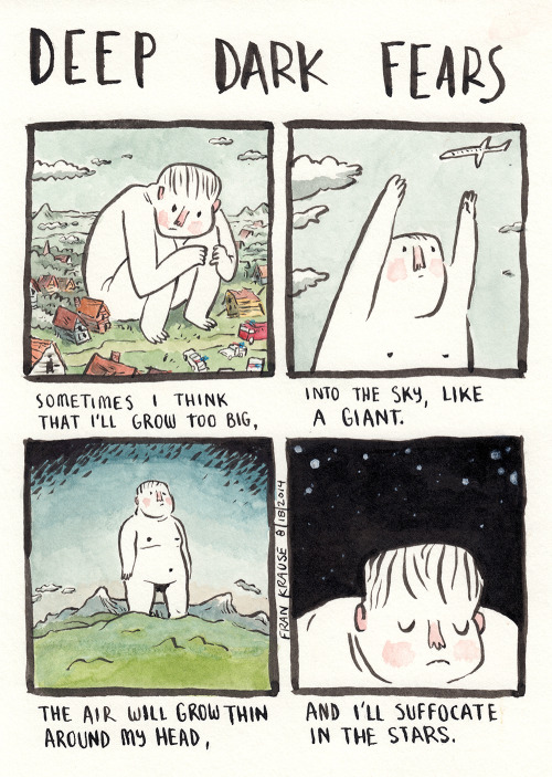 500x703 Large Illustration Death Art Childhood Fear Watercolor Weight - Weight Sketch