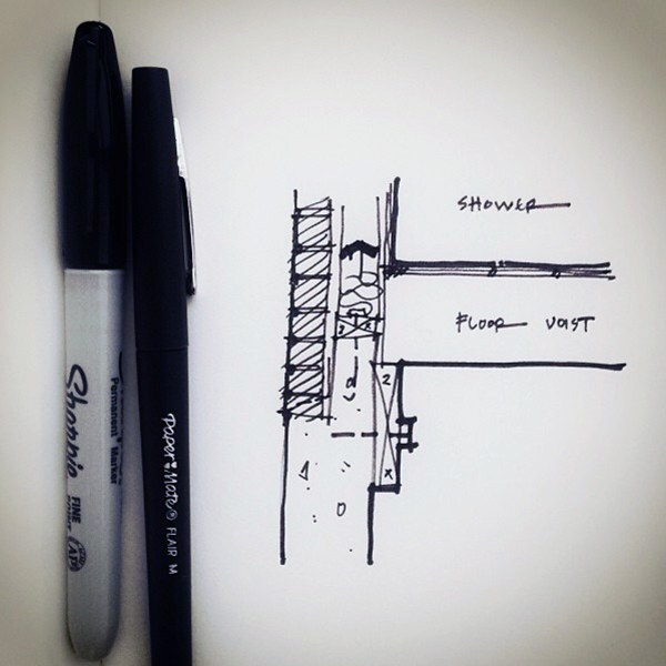 600x600 Architectural Sketching [Or How To Sketch Like Bob] Life Of An - Weight Sketch