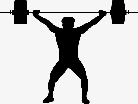 457x347 Vector Weightlifting, Weightlifting, Hand Painted, Sketch Png And - Weightlifting Sketch